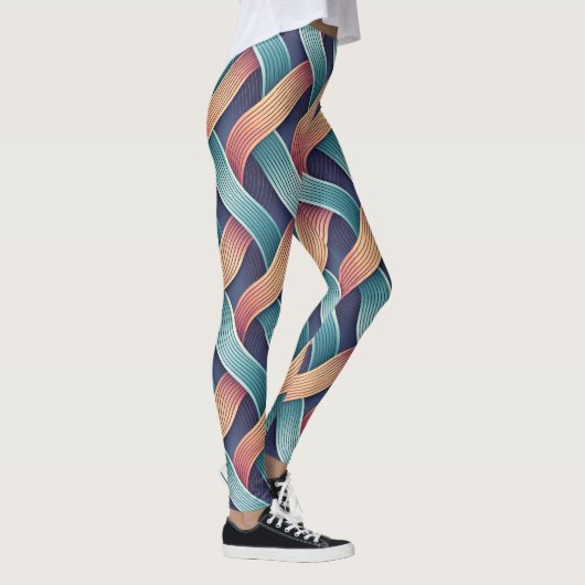 Leggings Gradient Flow Illusion | Seamless Abstract 3D (Droite)