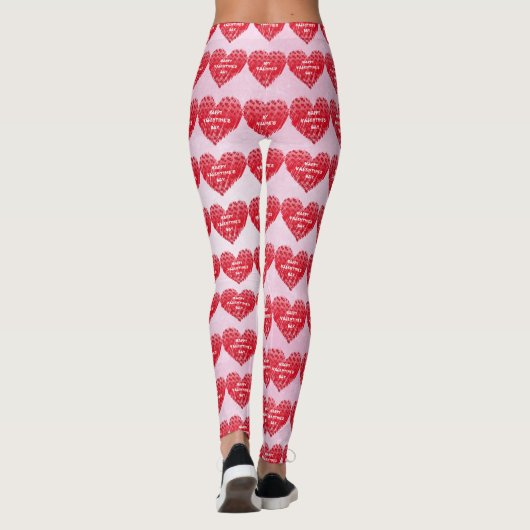 Leggings Gradient Hearts Saint-Valentin (Dos)