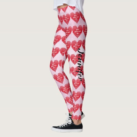 Leggings Gradient Hearts Saint-Valentin (Gauche)
