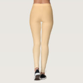 Leggings Gradient jaune clair et orange (Dos)