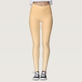 Leggings Gradient jaune clair et orange (Devant)