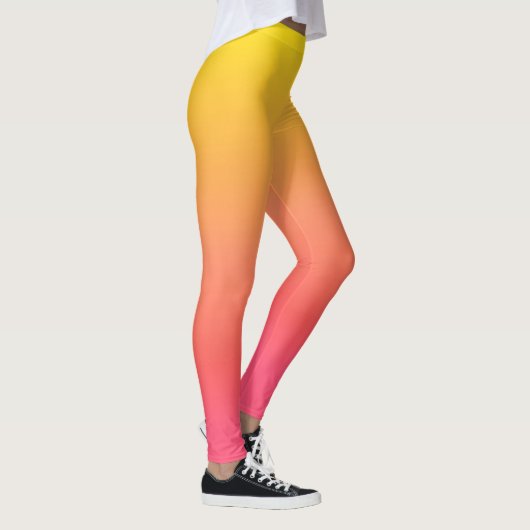 Leggings Gradient jaune et rose (Droite)