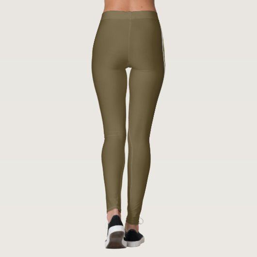 Leggings Gradient Or Et Blancs (Dos)