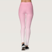Leggings Gradient rose et blanc doux (Dos)