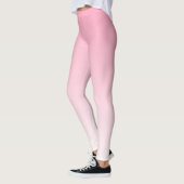 Leggings Gradient rose et blanc doux (Gauche)