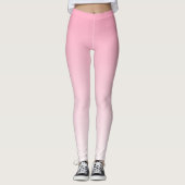 Leggings Gradient rose et blanc doux (Devant)