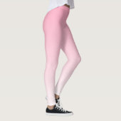Leggings Gradient rose et blanc doux (Droite)