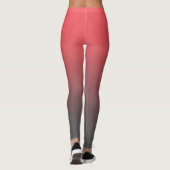 Leggings Gradient rouge rouge tendance (Dos)