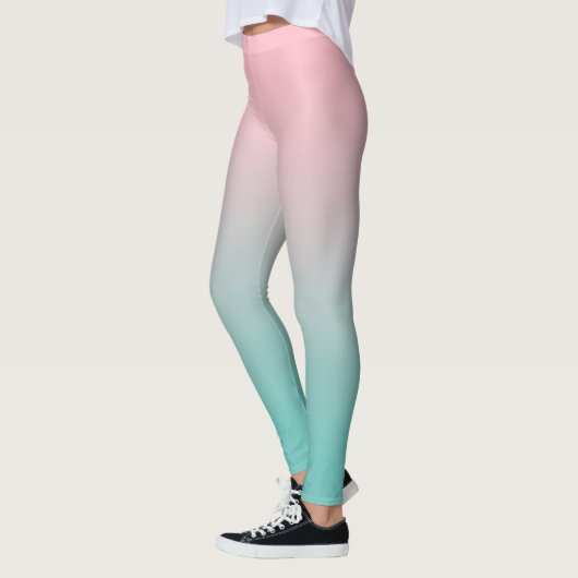 Leggings Gradient Turquoise rose pâle (Gauche)