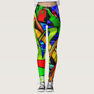 Leggings Graffiti.