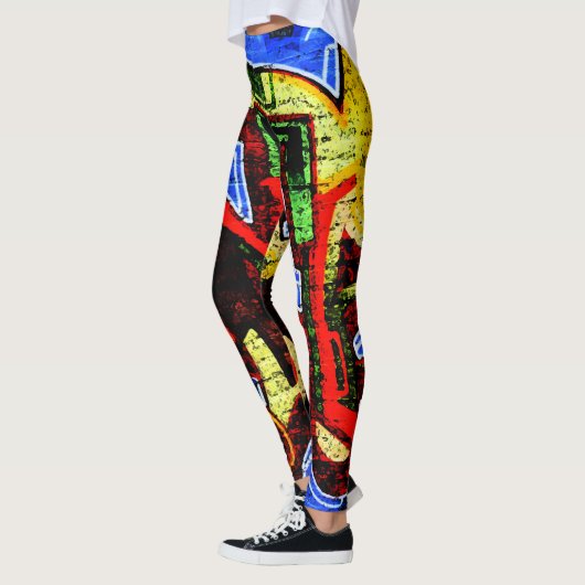 Leggings Graffiti 17 lea (Gauche)