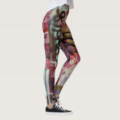 Leggings Graffiti Abstrait coloré (Droite)