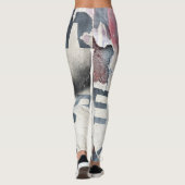 Leggings graffiti américain (Dos)