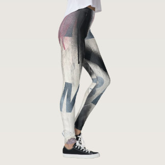 Leggings graffiti américain