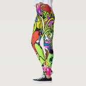 Leggings Graffiti Art : Hip-Hop Style Arrière - plan (Gauche)
