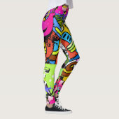 Leggings Graffiti Art : Hip-Hop Style Arrière - plan (Droite)