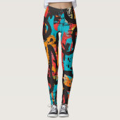 Leggings Graffiti artisanal (Devant)