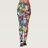 Leggings Graffiti bombes (Dos)