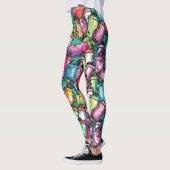 Leggings Graffiti bombes (Gauche)
