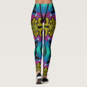 Leggings Graffiti coloré (Dos)