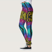 Leggings Graffiti coloré (Gauche)