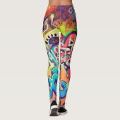 Leggings GRAFFITI de 落書き通り (Rakugaki) (Dos)