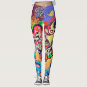 Leggings GRAFFITI de 落書き通り (Rakugaki) (Devant)