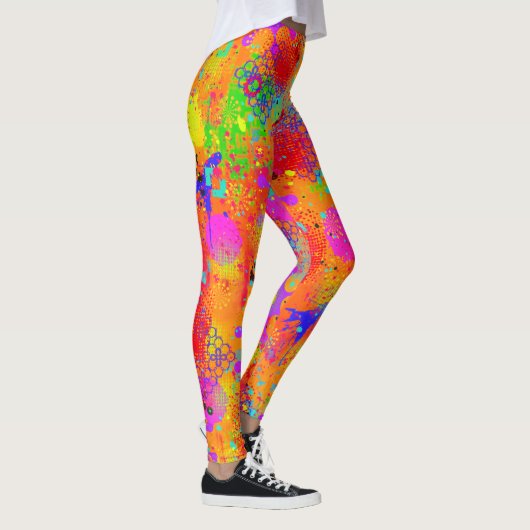 Leggings Graffiti de couleur (Droite)