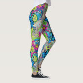 Leggings Graffiti Flowers (Droite)