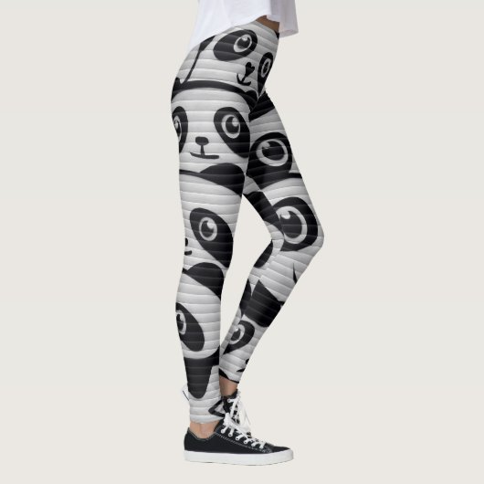 Leggings Graffiti gris Panda leging (Droite)