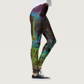 Leggings Graffiti Liquide Jaune (Droite)