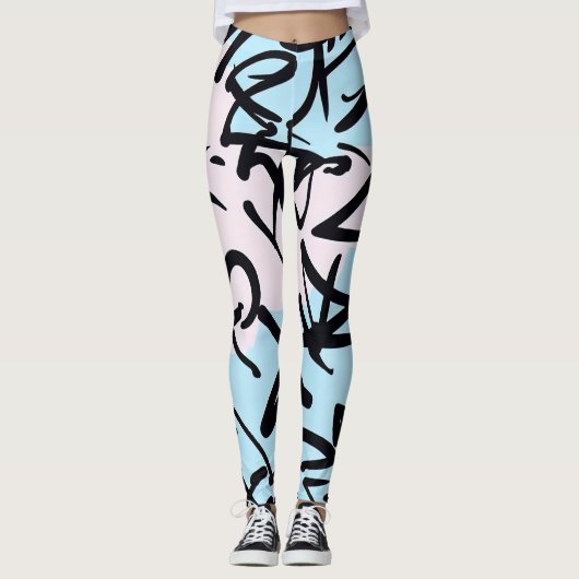 Leggings Graffiti moderne (Devant)