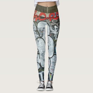Leggings Graffiti rouge