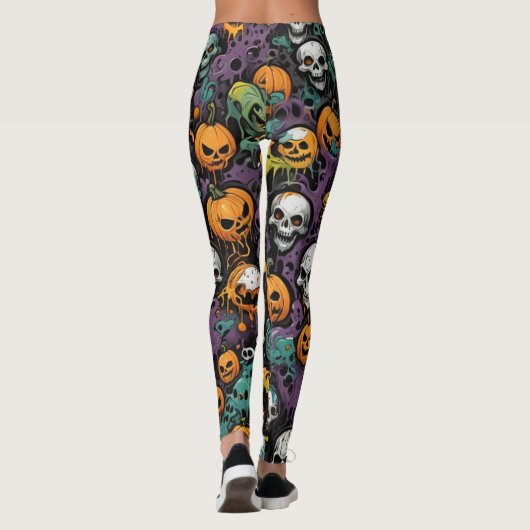 Leggings Graffiti Skuls (Dos)