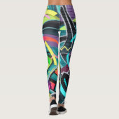 Leggings Graffiti urbain01 (Dos)