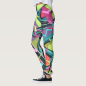 Leggings Graffiti urbain01 (Gauche)