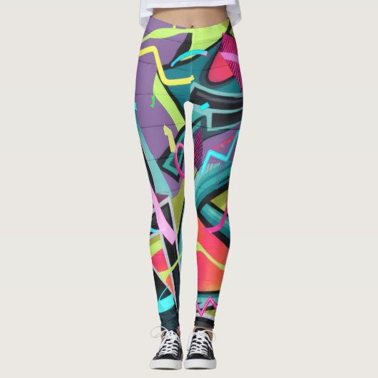 Leggings Graffiti urbain01 (Devant)