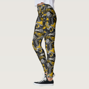 Leggings Graffiti urbain Motif de rue
