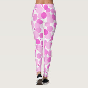 Leggings Grand, audacieux, varié pois rose ©AH2015