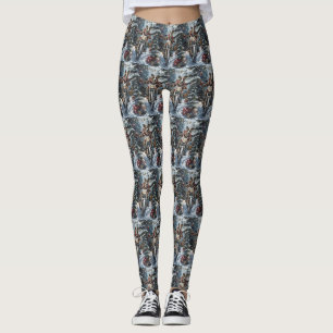 Leggings Grand chien Danse équitation moto Noël