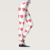 Leggings Grand coeur rouge avec peu de coeur (Droite)