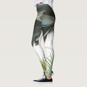Leggings Grand héron bleu par John James Audubon