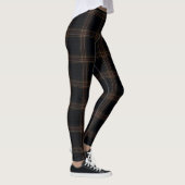 Leggings Grand plaid de tartan jaune rouge noir (Droite)
