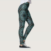 Leggings Grand Royal Julian Fractal Mandala Motif (Droite)
