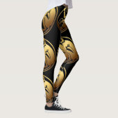 Leggings Grand Singe d'or Chinois Année Zodiac Anniversaire (Droite)