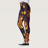 Leggings Grande Collection Gold Rose moderne de luxe (Gauche)