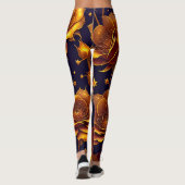 Leggings Grande Collection Rose de luxe Gold tendance (Dos)