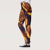 Leggings Grande Collection Rose de luxe Gold tendance (Gauche)