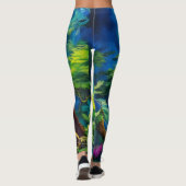Leggings Grande Giraffe dans les arbres (Dos)