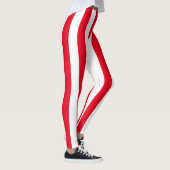Leggings Grande rayure verticale de Candycane (Droite)